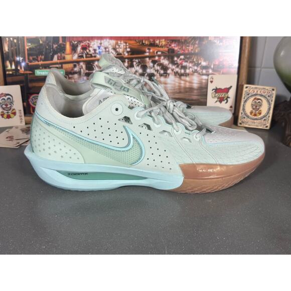 Nike GT Cut 3 Mint Foam Green Gum ZoomX DV2913-300 Size 18 New No Box main image 4